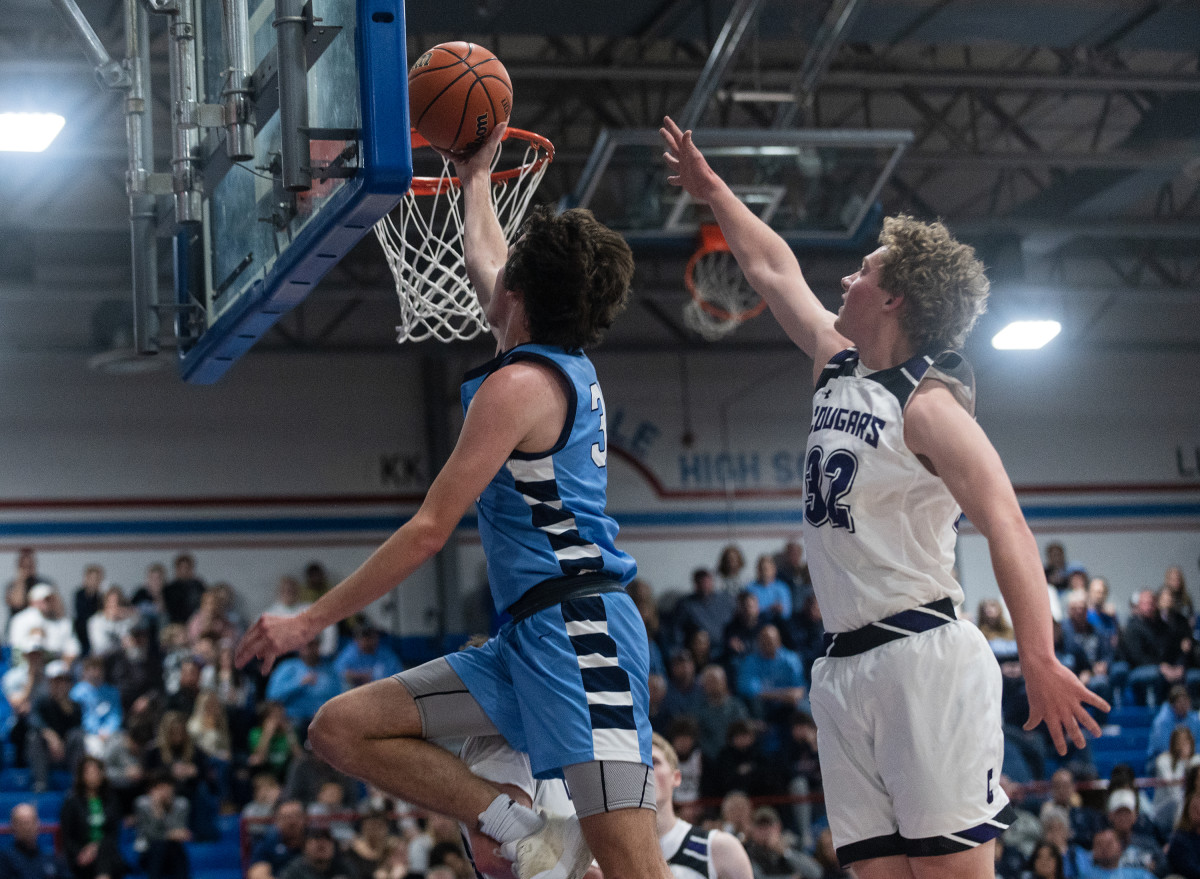 Breese Central vs Breese Mater Dei Illinois boys basketball February 23 2023 Paul Halfacre 15647
